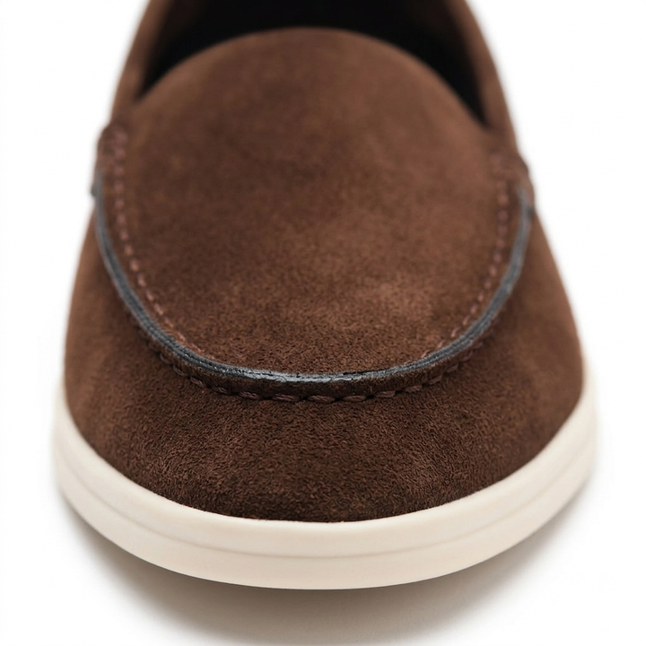 Men’s Brown Suede Loafers - Gabriele