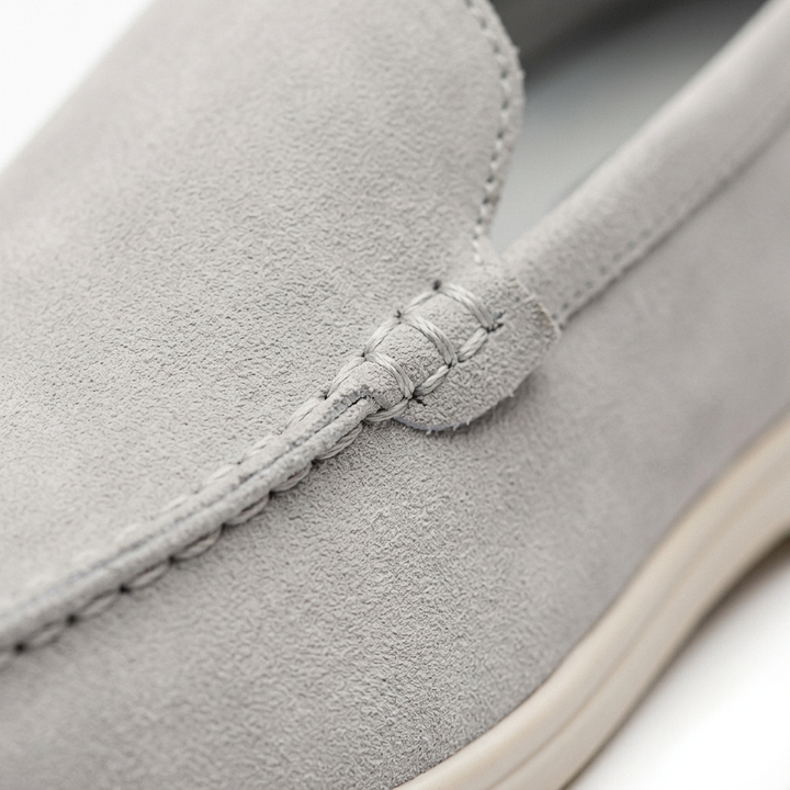 Men’s Grey Suede Loafers - Gabriele