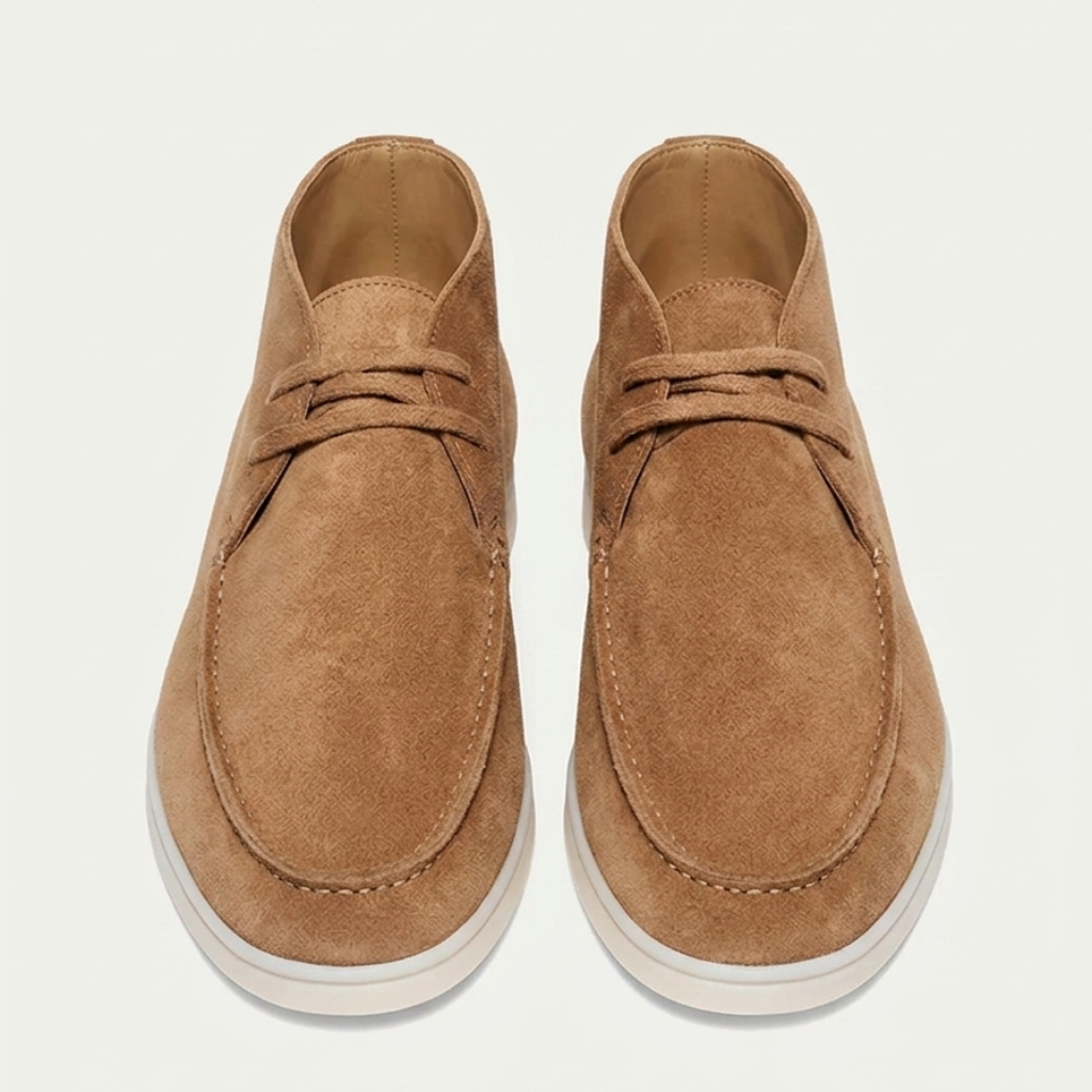 Men’s Brown Suede Loafers - Revello
