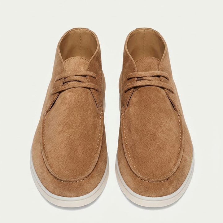 Men’s Brown Suede Loafers - Revello
