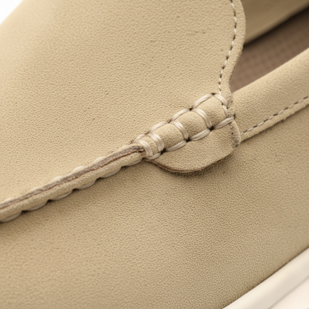 Men’s Beige Suede Loafers - Gabriele