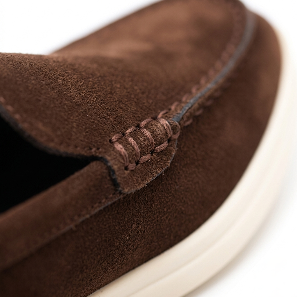Men’s Brown Suede Loafers - Gabriele