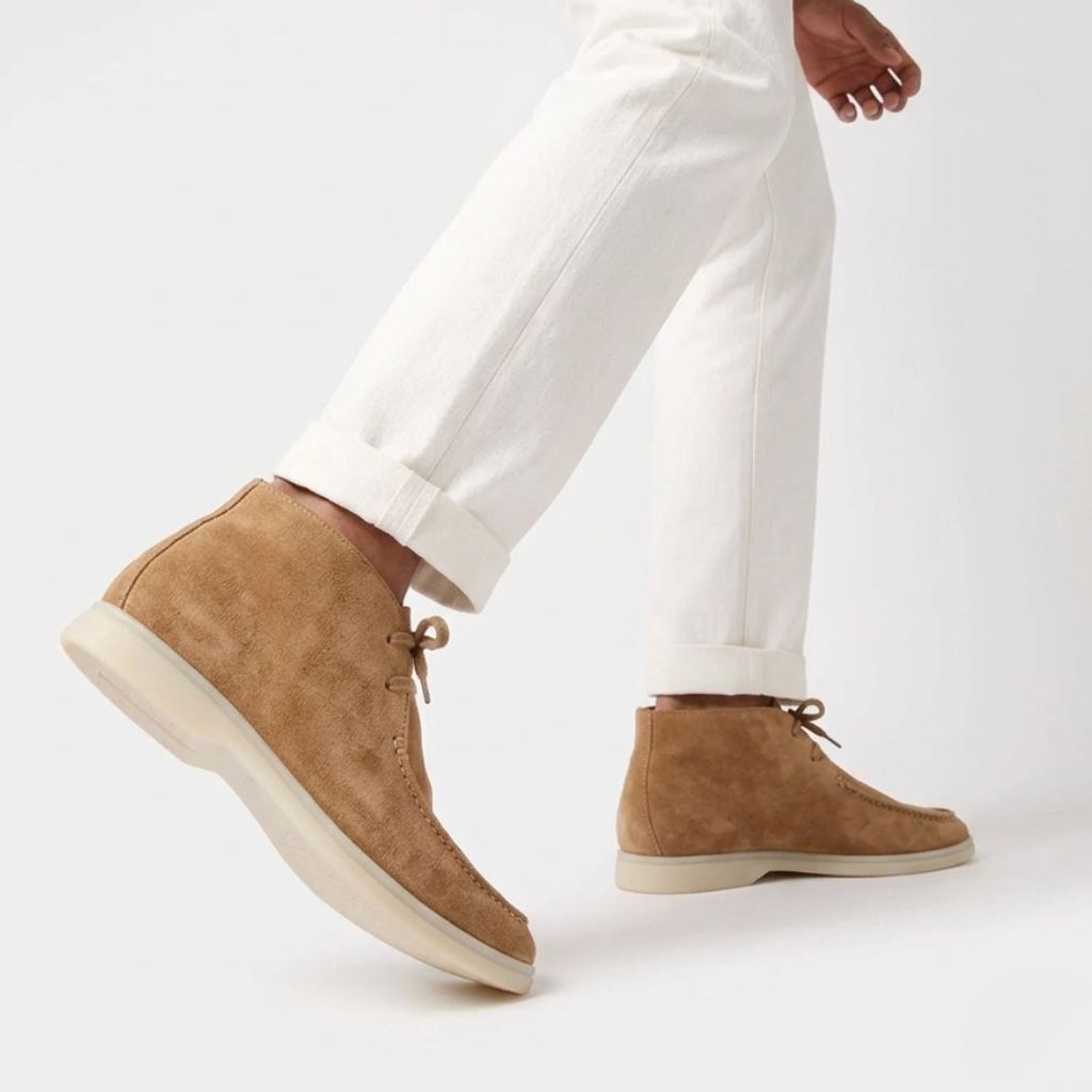 Men’s Brown Suede Loafers - Revello