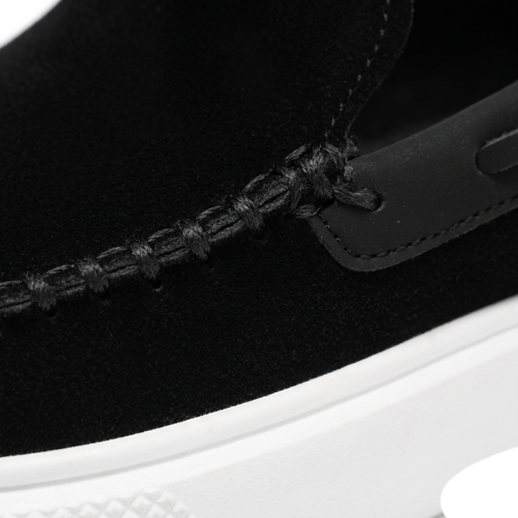 Men’s Black Suede Loafers - Davide