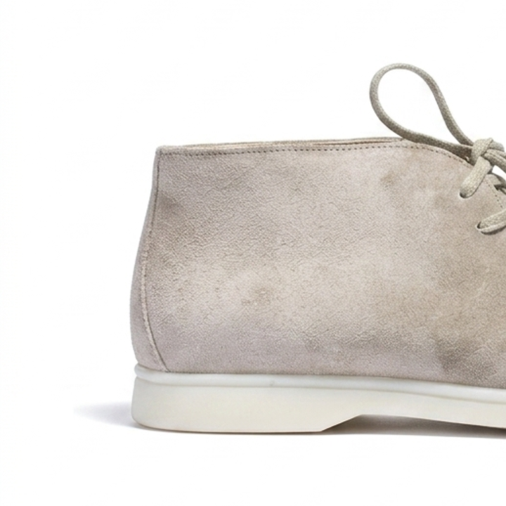 Men’s Apricot Suede Loafers - Revello