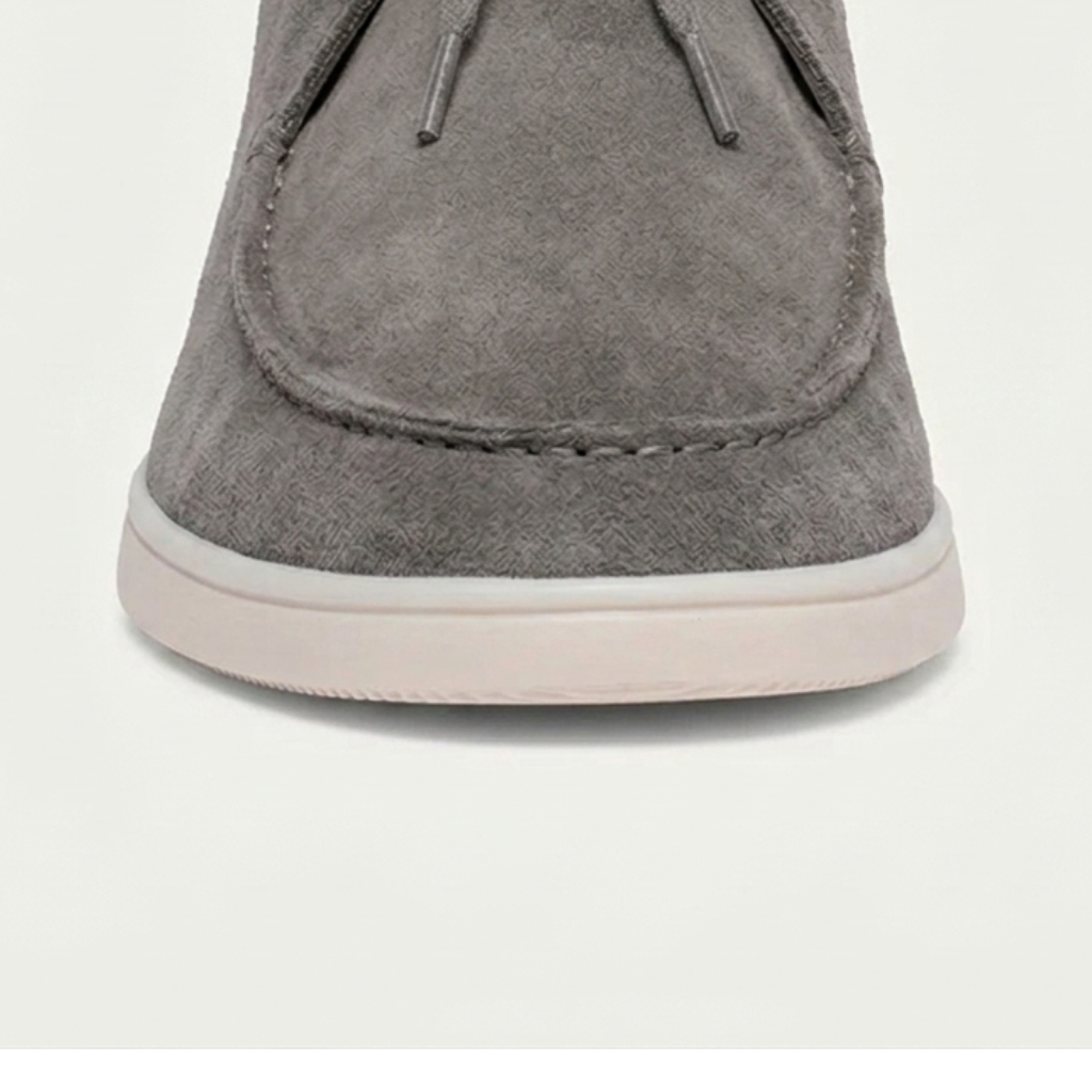 Men’s Metallic Suede Loafers - Revello