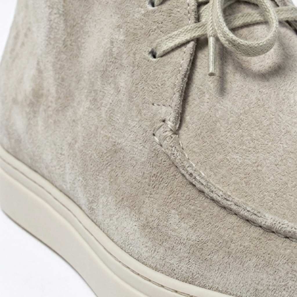Men’s Apricot Suede Loafers - Revello