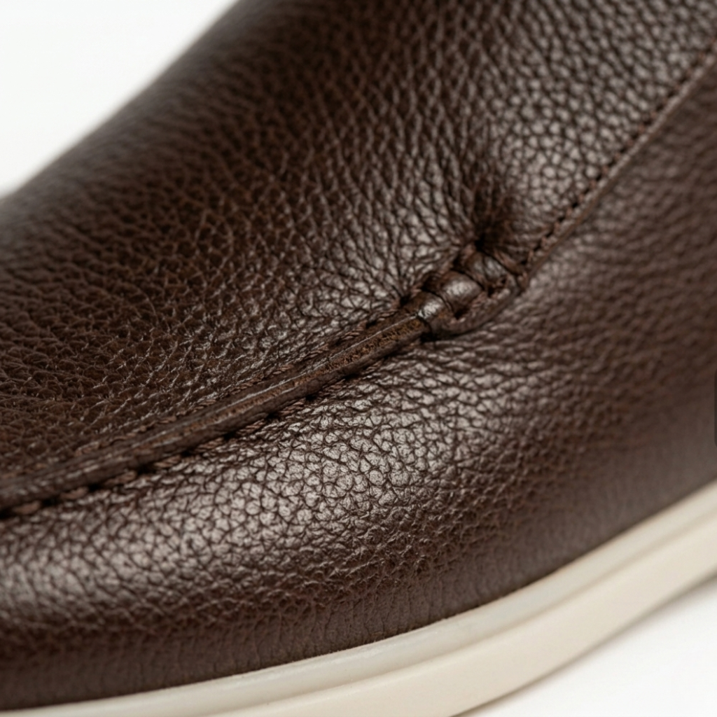Men’s Dark Brown Leather Loafers - Vincenzo