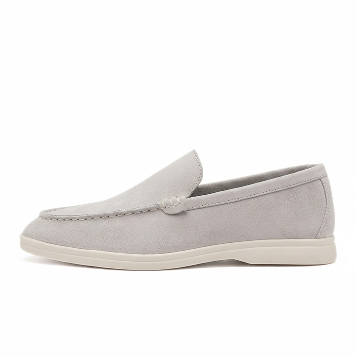 Men’s Grey Suede Loafers - Gabriele