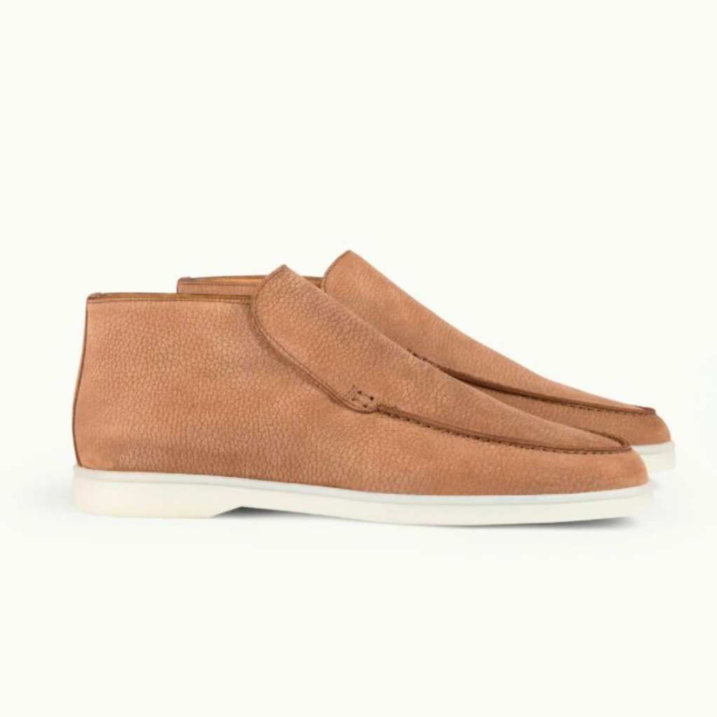 Men’s Tan Leather Loafers - Vincenzo
