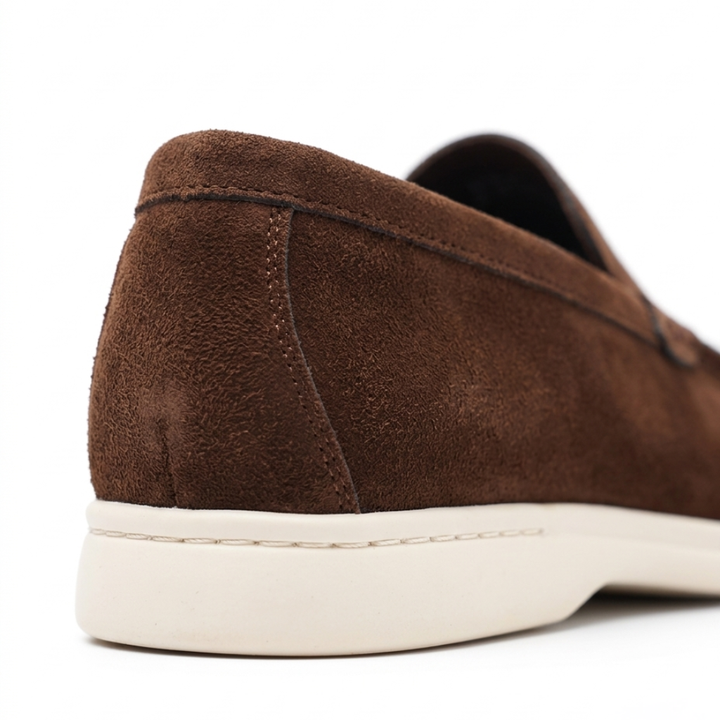 Men’s Brown Suede Loafers - Gabriele
