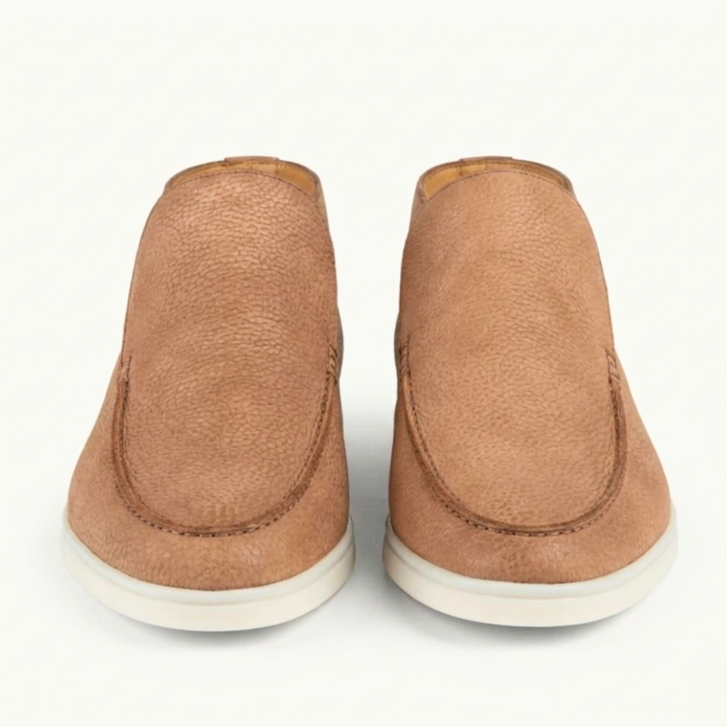 Men’s Tan Leather Loafers - Vincenzo