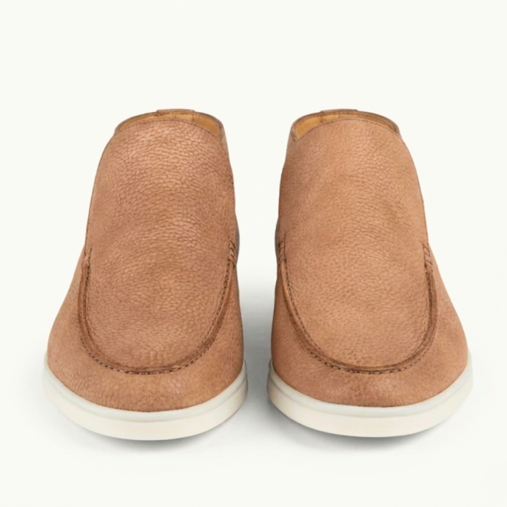 Men’s Tan Leather Loafers - Vincenzo