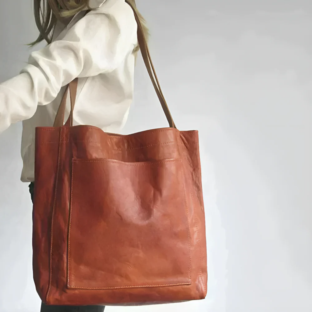 Lorena | Never Search Again — Leather Bag with Compartments