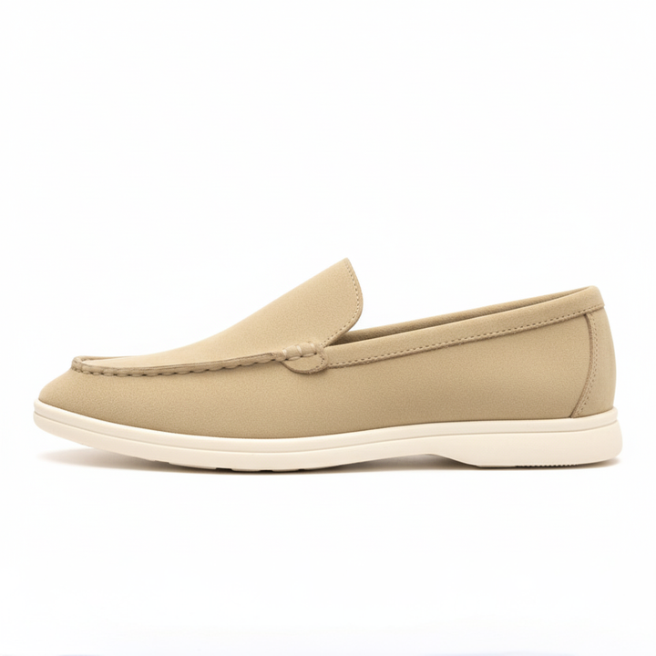 Men’s Beige Suede Loafers - Gabriele