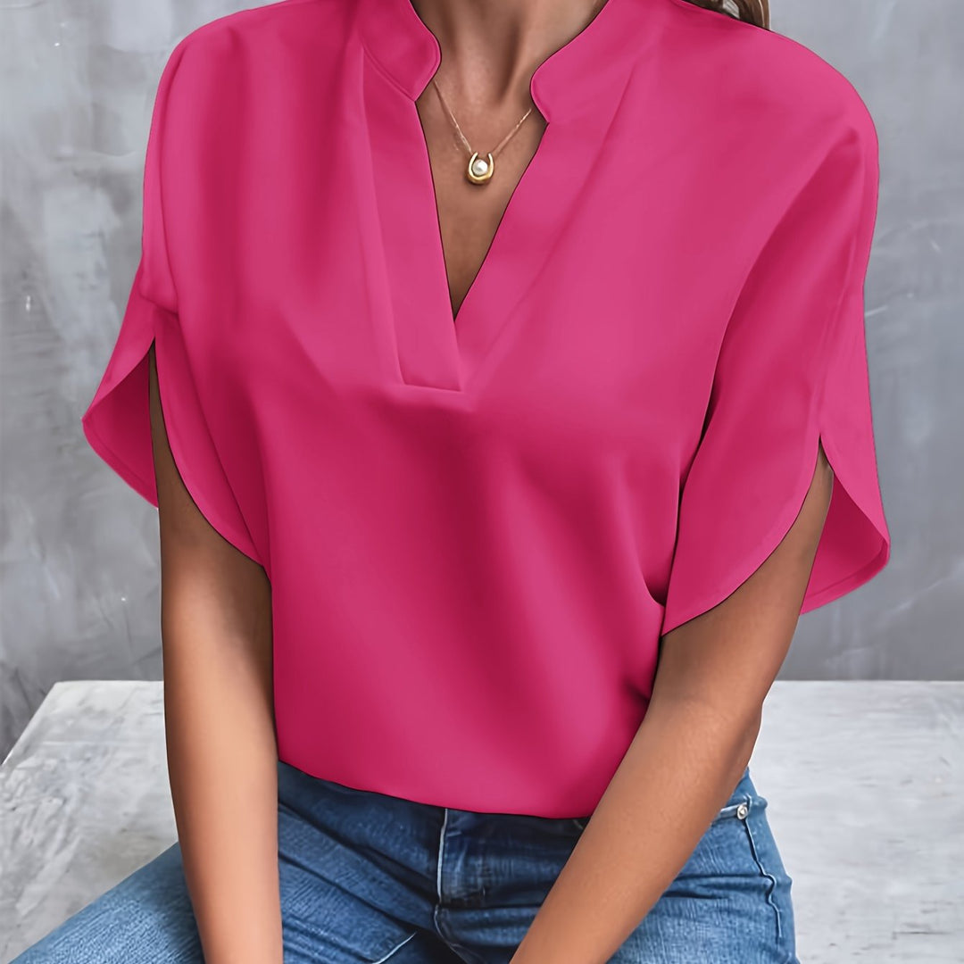 Women’s Lightweight Split-Sleeve Blouse