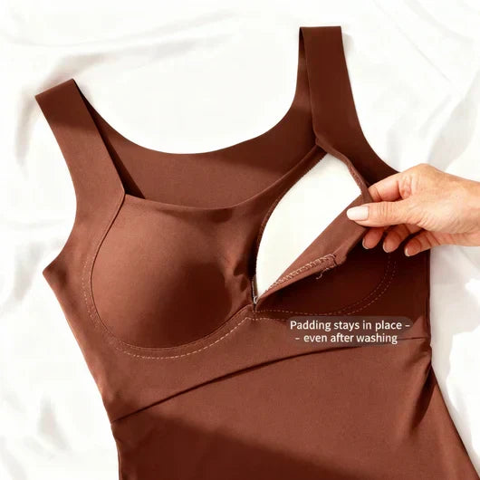 Women’s Built-In Bra Vest Top