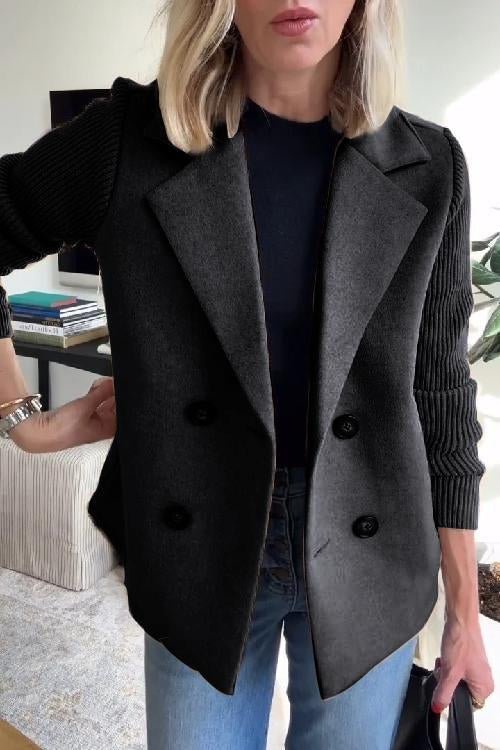 Womens Elegant Knitted Blazer