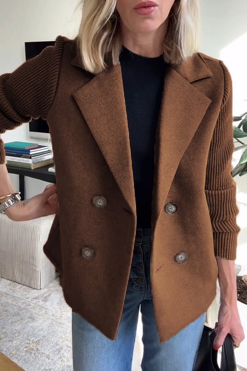 Womens Elegant Knitted Blazer