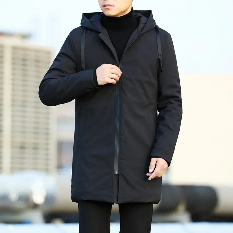 Men’s Quilted-Lined Hooded Parka