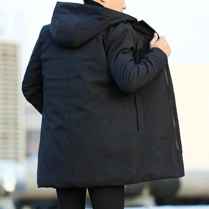 Men’s Quilted-Lined Hooded Parka
