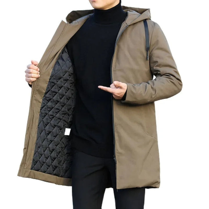 Men’s Quilted-Lined Hooded Parka