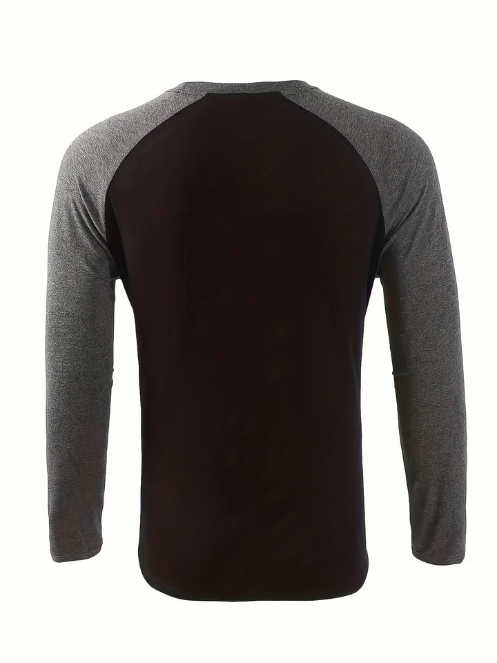 Men’s Raglan Long-Sleeve Top