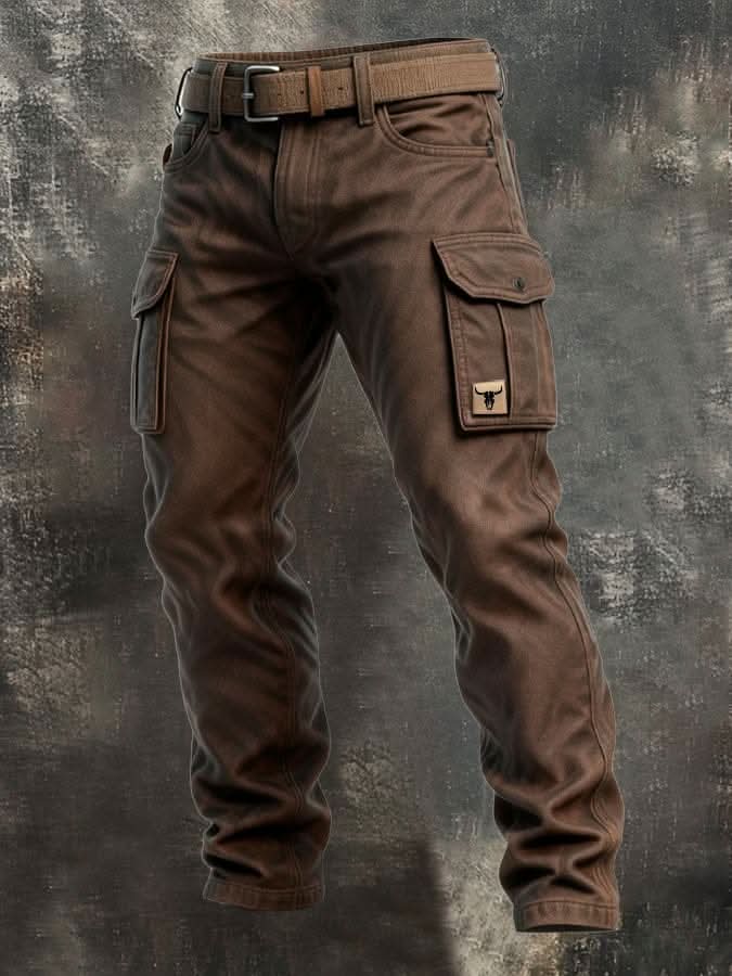 Men’s Multi-Pocket Cargo Trousers