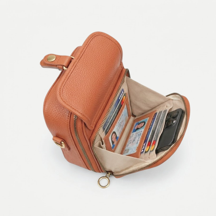 Sienna Mini-Messenger - Gray