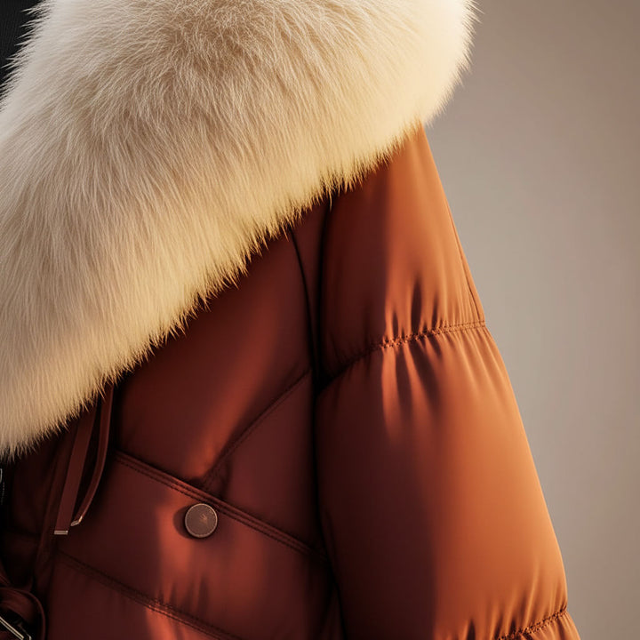 Women’s Faux-Fur Collar Puffer Jacket