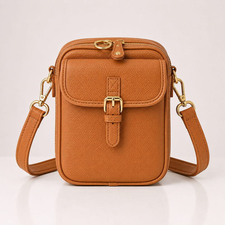 Sienna Mini-Messenger - Gray