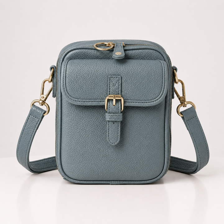 Sienna Mini-Messenger - Gray