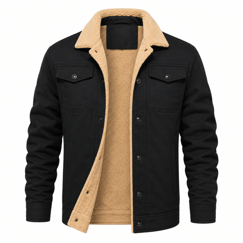 Men’s Fleece-Lined Trucker Jacket