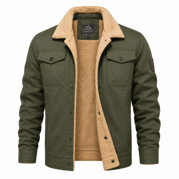 Men’s Fleece-Lined Trucker Jacket