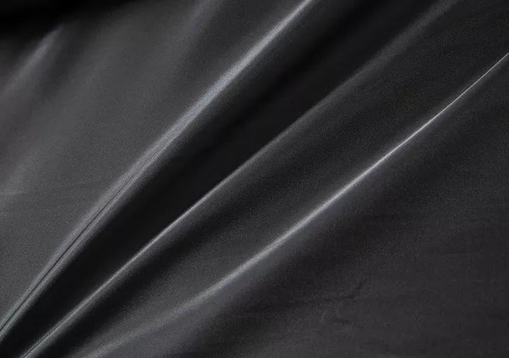 Men’s Layered Funnel-Neck Military Coat