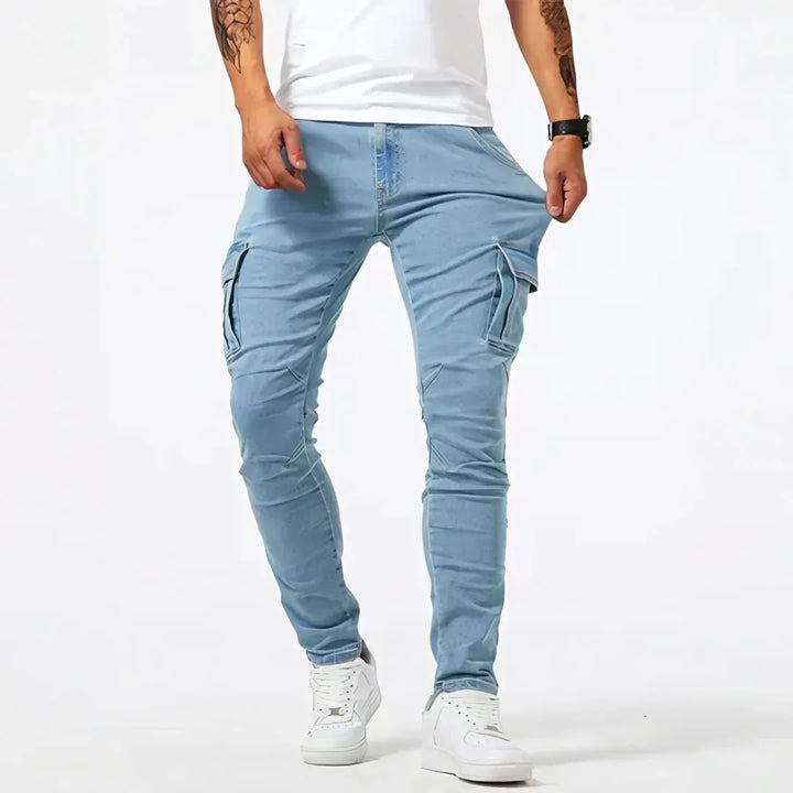 Men’s Slim-Fit Cargo Jeans