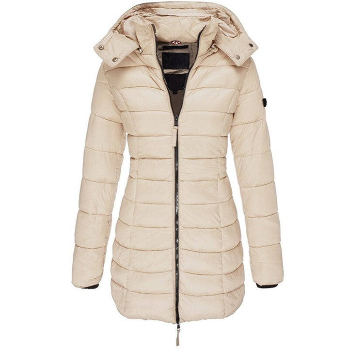 Women’s Longline Hooded Puffer Jacket