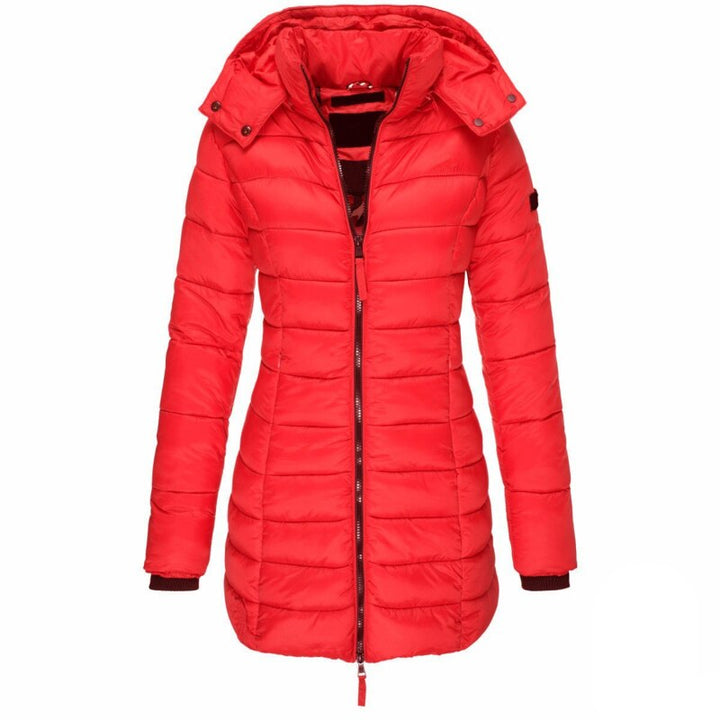 Women’s Longline Hooded Puffer Jacket