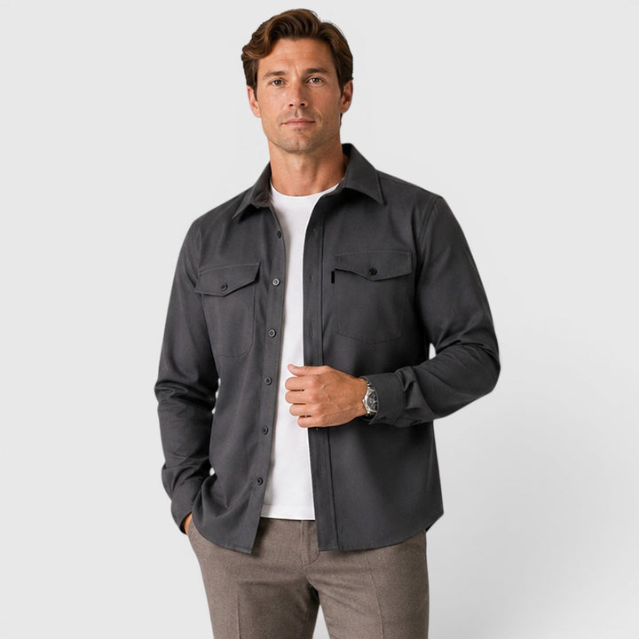 Men’s Slim-Fit Overshirt