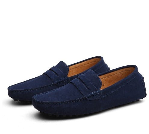 Men’s Suede Penny Loafers