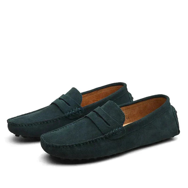 Men’s Suede Penny Loafers