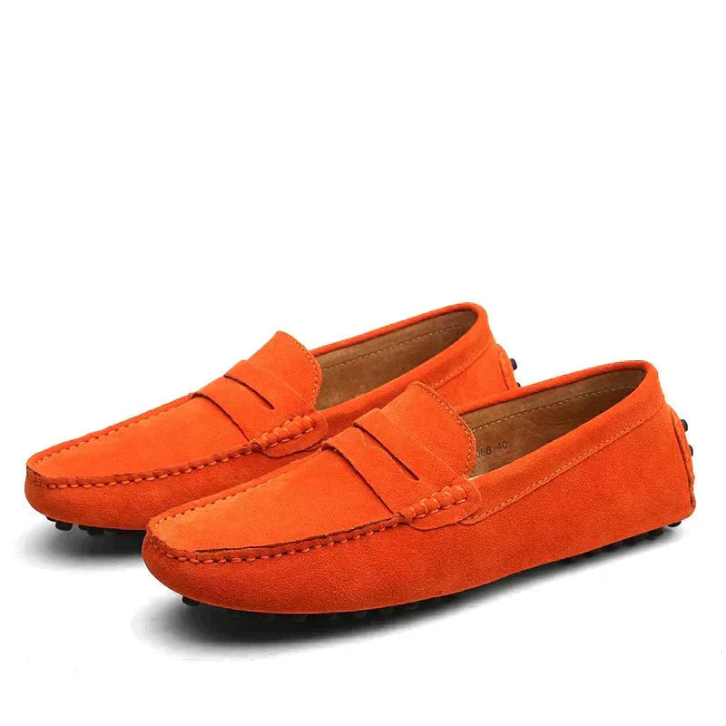 Men’s Suede Penny Loafers