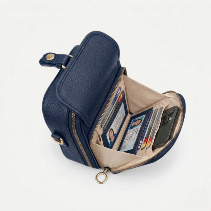 Sienna Mini-Messenger - Gray