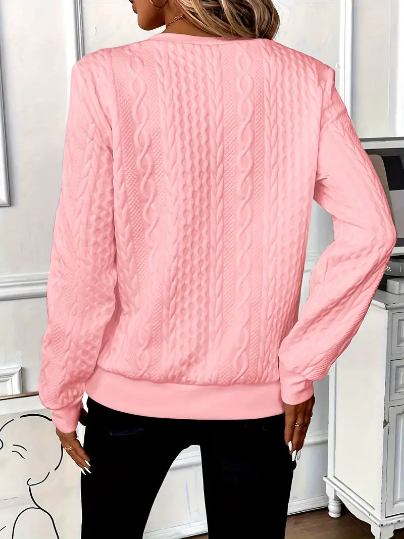 Women’s Cable-Knit Half-Zip Jumper