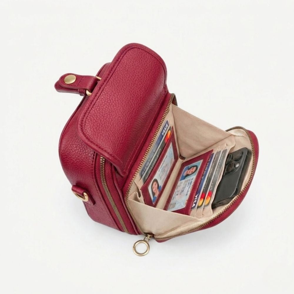 Sienna Mini-Messenger - Gray