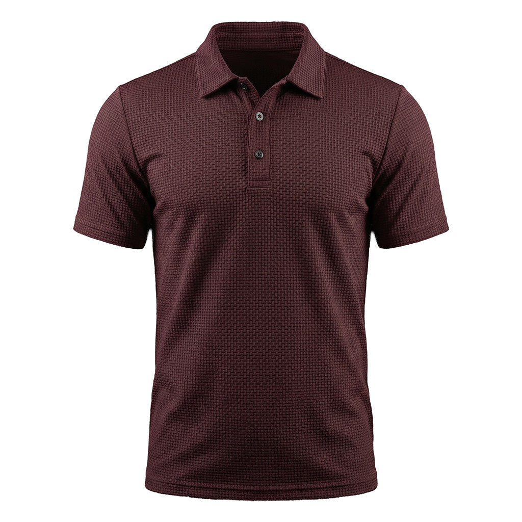 Men’s Silk Short-Sleeve Polo Shirt