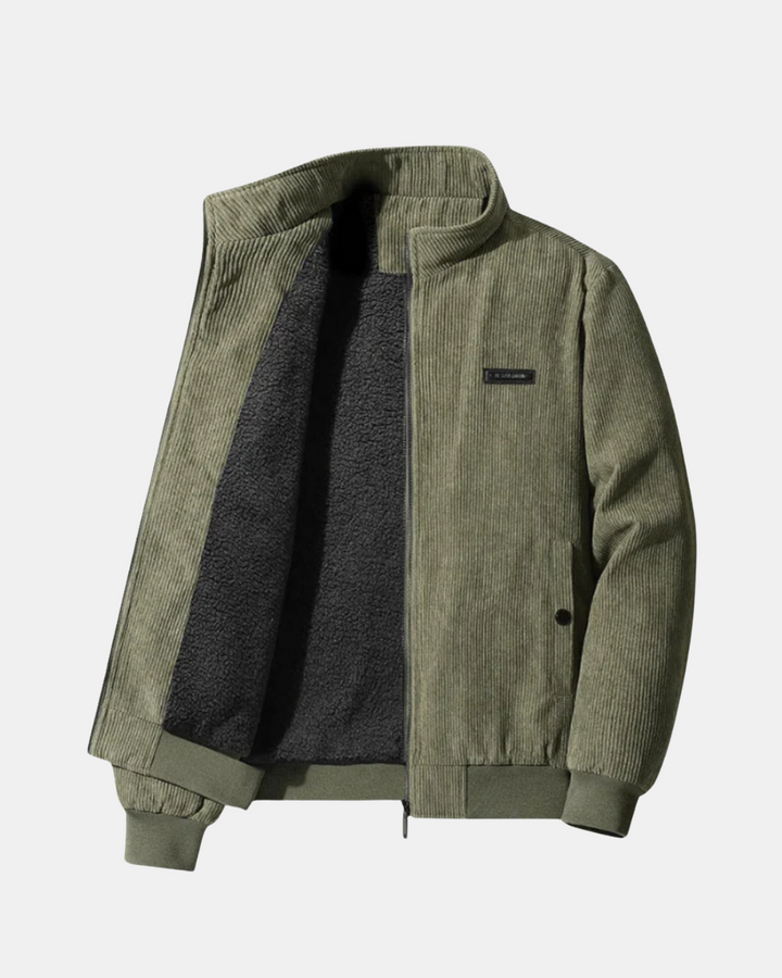 Men’s Fleece-Lined Corduroy Jacket